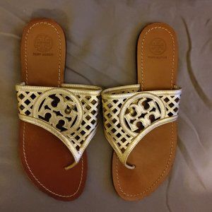Louisa Logo Flat Thong Sandal